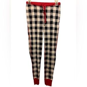 Hanna Andersson Women’s Red and Black Plaid Pajama Pants Size XS